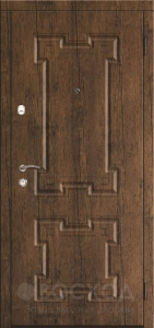 Фото стальная дверь С зеркалом №45 с отделкой Ламинат