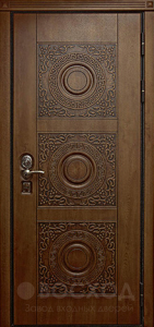 Фото стальная дверь Массив дуба №2 с отделкой Массив дуба