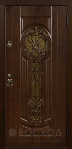 Фото стальная дверь Дверь с терморазрывом с ковкой №8 с отделкой МДФ ПВХ