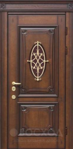 Фото стальная дверь Парадная дверь №396 с отделкой Массив дуба