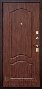 Фото  Стальная дверь МДФ №41 с отделкой Ламинат