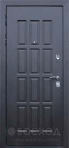 Фото  Стальная дверь МДФ №143 с отделкой Ламинат