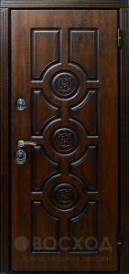 Фото стальная дверь Элитная дверь №20 с отделкой Массив дуба