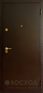 Фото стальная дверь С зеркалом №2 с отделкой Ламинат