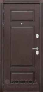 Фото  Стальная дверь Дверь в дом из бруса №9 с отделкой МДФ ПВХ