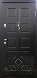 Фото стальная дверь С зеркалом №9 с отделкой Ламинат