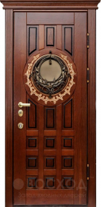 Фото стальная дверь Парадная дверь №358 с отделкой Массив дуба