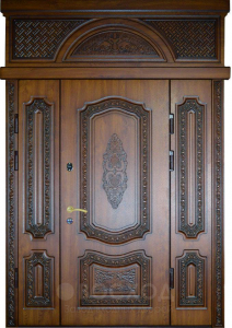 Фото стальная дверь Парадная дверь №338 с отделкой Массив дуба