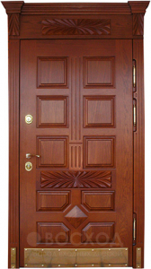 Фото стальная дверь Элитная дверь №15 с отделкой Массив дуба