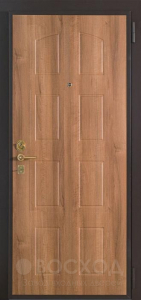 Фото стальная дверь Трёхконтурная дверь с зеркалом №8 с отделкой МДФ ПВХ