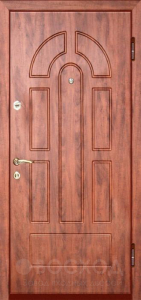 Фото стальная дверь Трёхконтурная дверь с зеркалом №16 с отделкой МДФ ПВХ