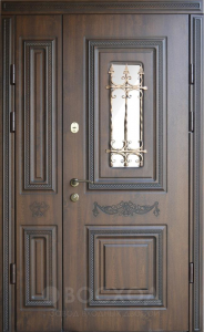 Фото стальная дверь Парадная дверь №359 с отделкой Массив дуба