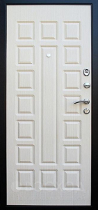 Фото  Стальная дверь МДФ №309 с отделкой Ламинат