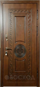 Фото стальная дверь МДФ №40 с отделкой МДФ Шпон