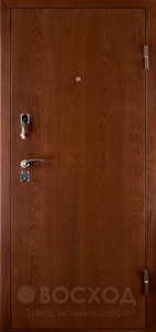 Фото стальная дверь Ламинат №77 с отделкой Ламинат