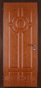 Фото  Стальная дверь МДФ №306 с отделкой Ламинат