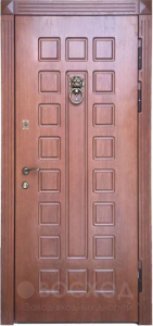 Фото стальная дверь МДФ №547 с отделкой МДФ Шпон