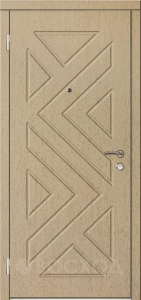 Фото  Стальная дверь С терморазрывом №11 с отделкой МДФ Шпон