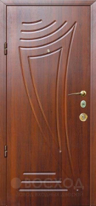 Фото  Стальная дверь Дверь для деревянного дома №31 с отделкой Ламинат