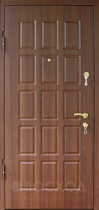 Фото  Стальная дверь Ламинат №79 с отделкой Ламинат