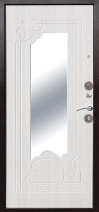 Фото  Стальная дверь Дверь с зеркалом и шумоизоляцией №29 с отделкой МДФ ПВХ