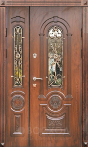 Фото стальная дверь Парадная дверь №78 с отделкой Массив дуба