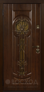 Фото  Стальная дверь Дверь с терморазрывом с ковкой №8 с отделкой МДФ ПВХ