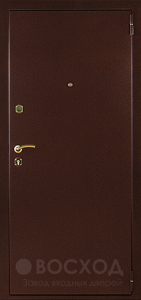 Фото стальная дверь Трёхконтурная дверь с зеркалом №24 с отделкой Порошковое напыление